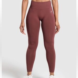 Gymshark Women's Everday Seamless Leggings - Burgundy Brown
